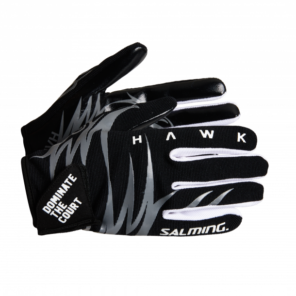 Salming Hawk Goalie Gloves, Black/Grey