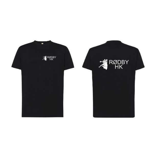 JHK T-Shirt Sort, Inkl Rdby HK logo.